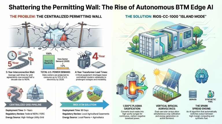 White Paper Shattering the Permitting Wall How Behind-the-Meter Edge AI Compute Solves the Data Center Power Interconnection Crisis