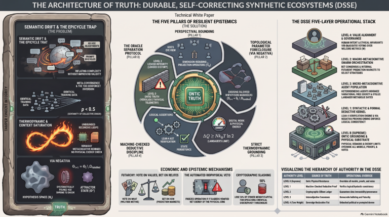 Durable Self-Correcting Synthetic Ecosystems: A Formal Systems Architecture for Resilient Epistemic Governance