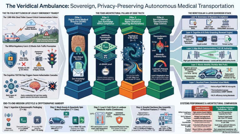 Comprehensive Briefing Document: The Architecture of Truth, RELA Epistemic Telemetry, and the DeReticular Autonomous Medical Transportation System